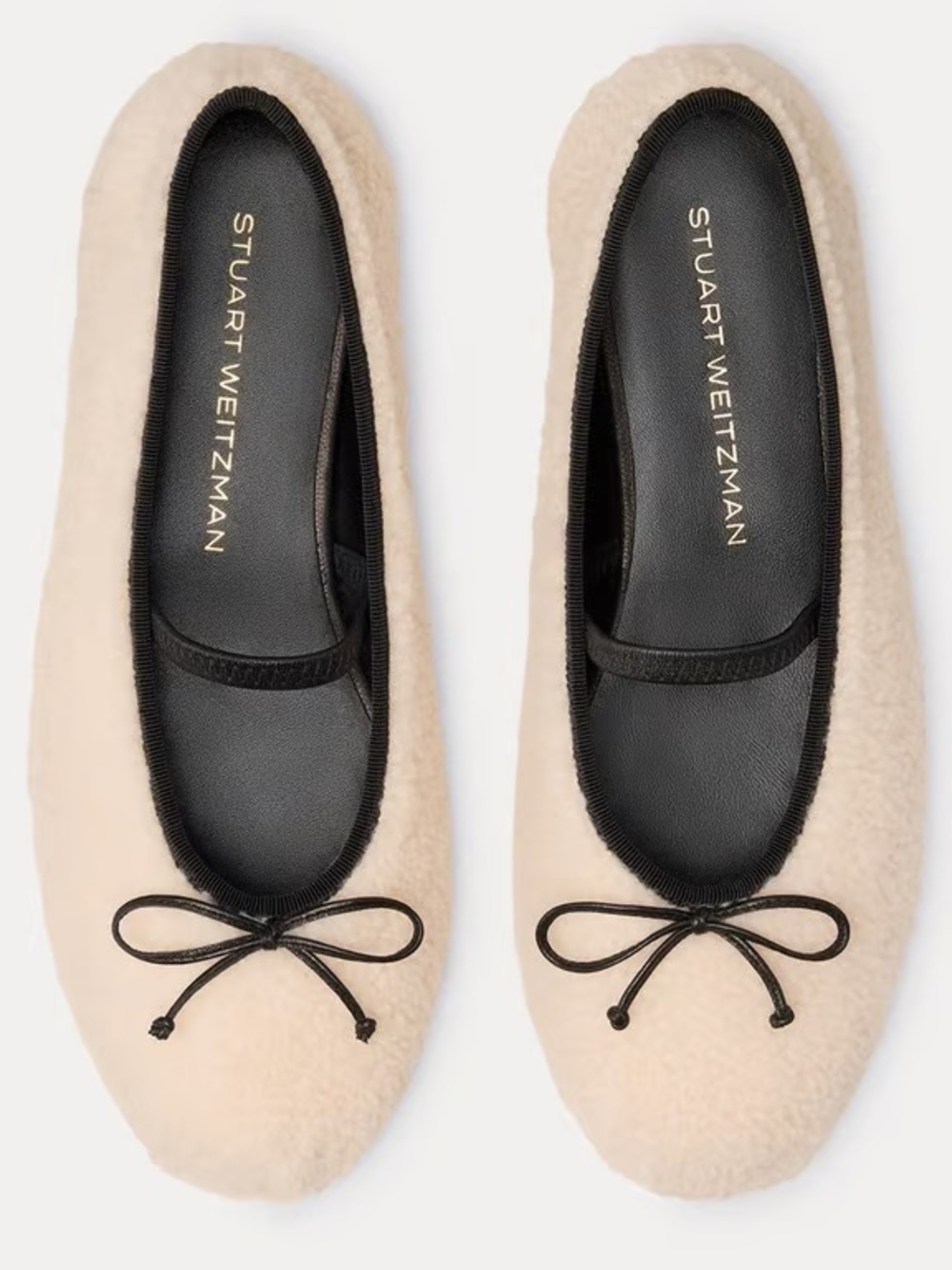 Stuart Weitzman PRIMA BOW MARY JANE BALLET FLAT